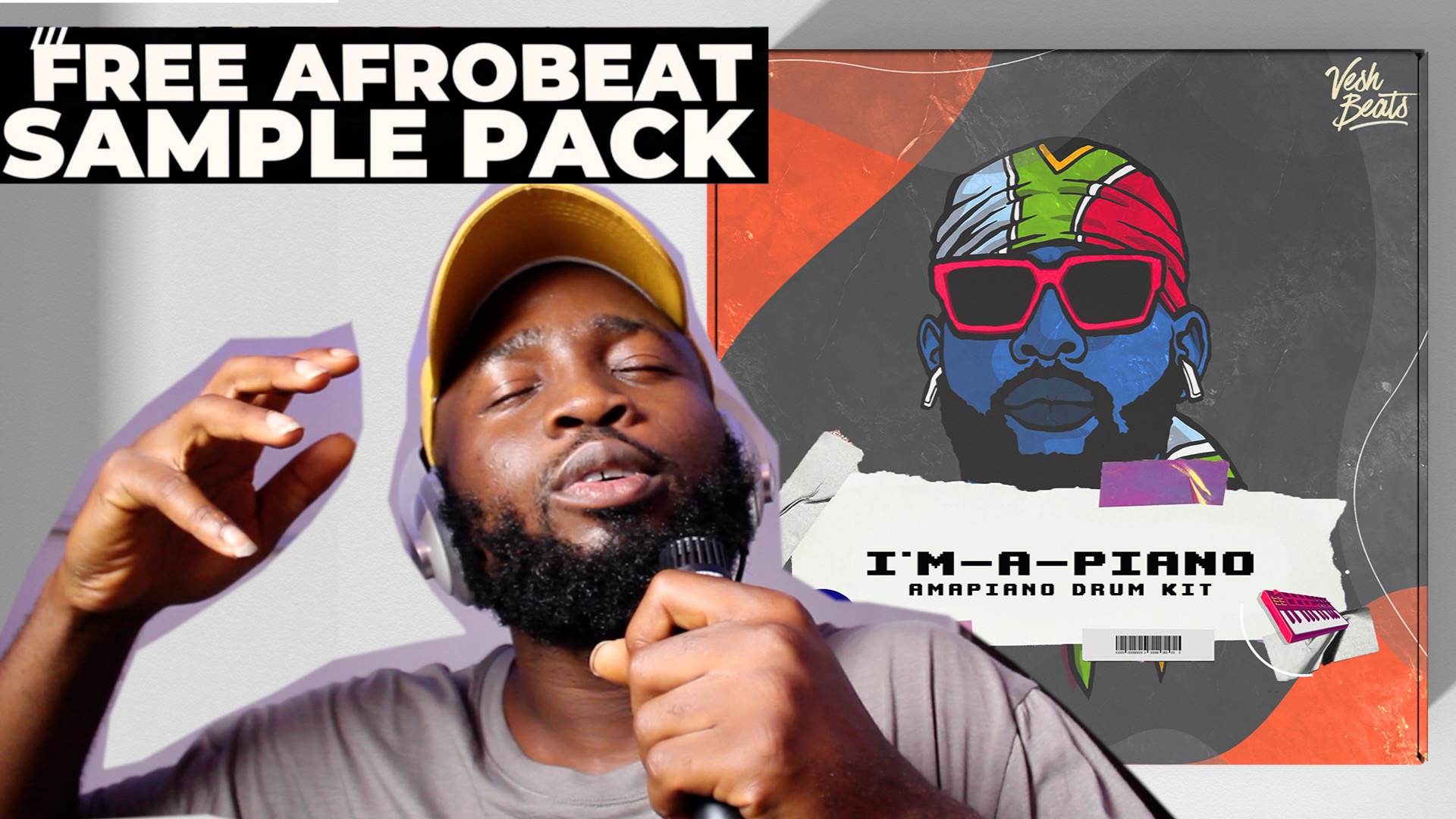 FREE DOWNLOAD AMAPIANO AFROBEAT PACK I'M A PIANO DRUM KIT, DRUMS AND